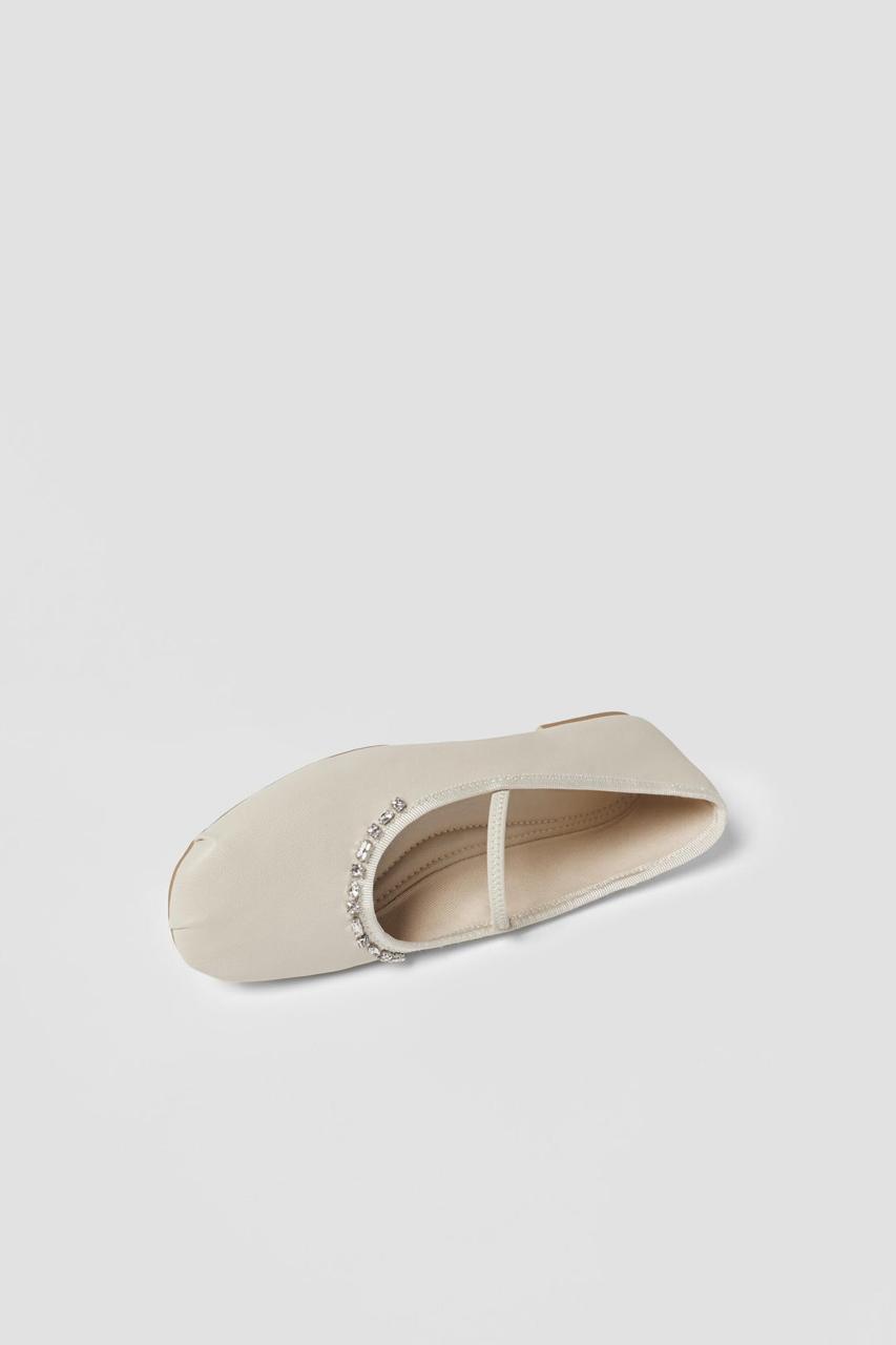 Ballerines ZARA élégantes à strass 32