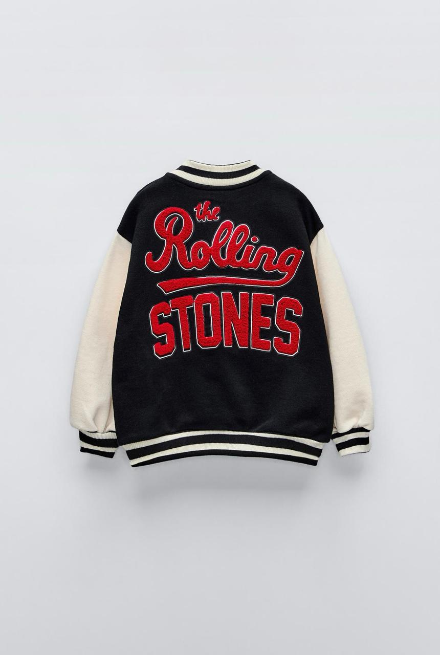 Blouson ZARA bomber Rolling Stones 4 ans 104cm