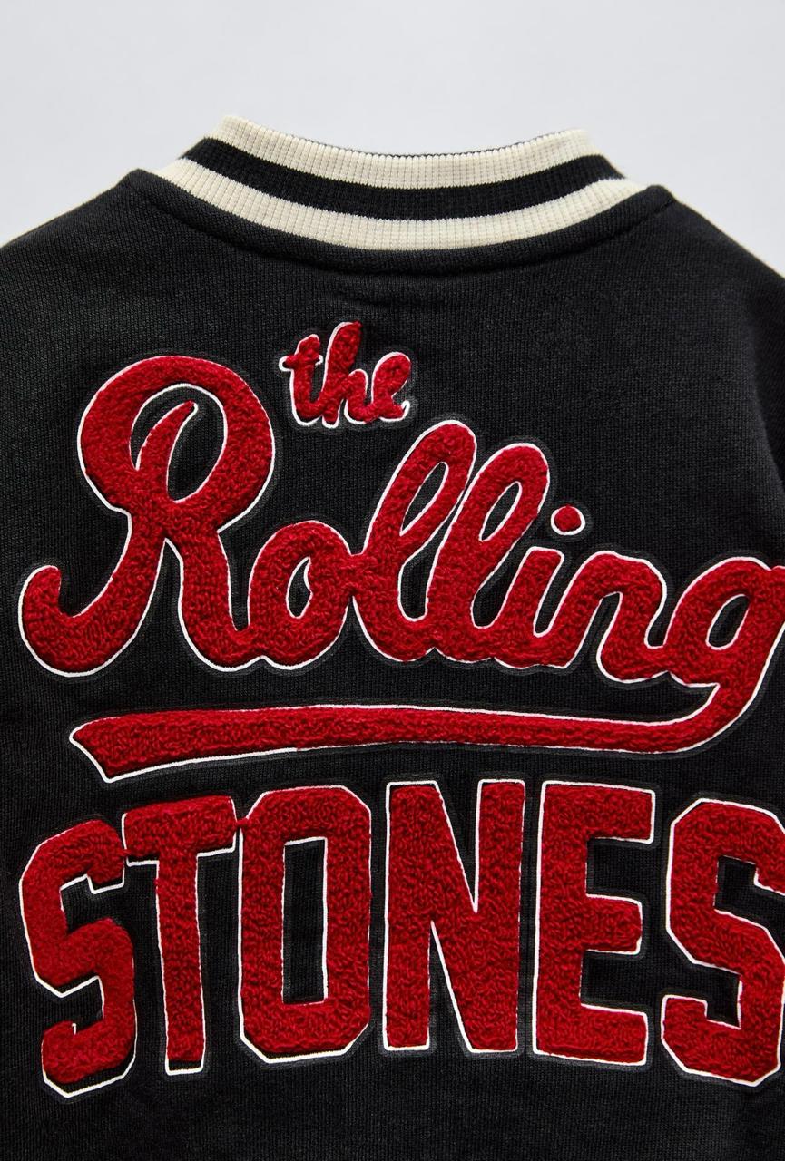 Blouson ZARA bomber Rolling Stones 4 ans 104cm