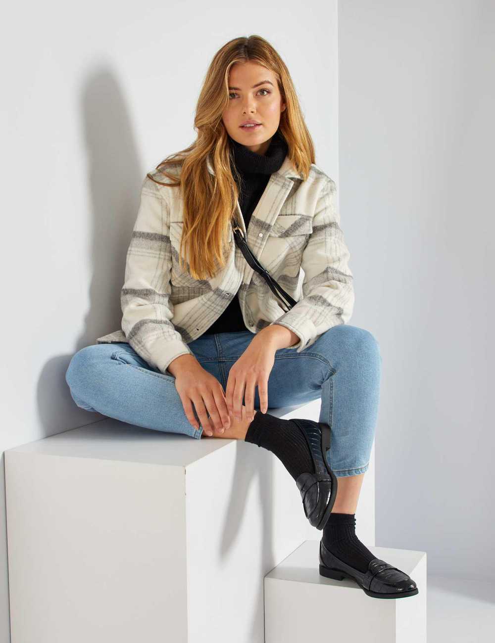 Superbe veste chemise oversize taille L