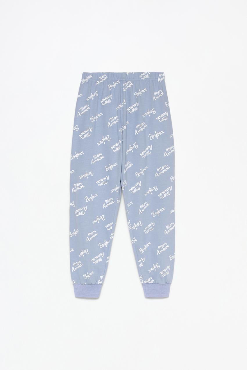 Pyjama Lefties Croissant fausse fourrure en coton 5-6 ans