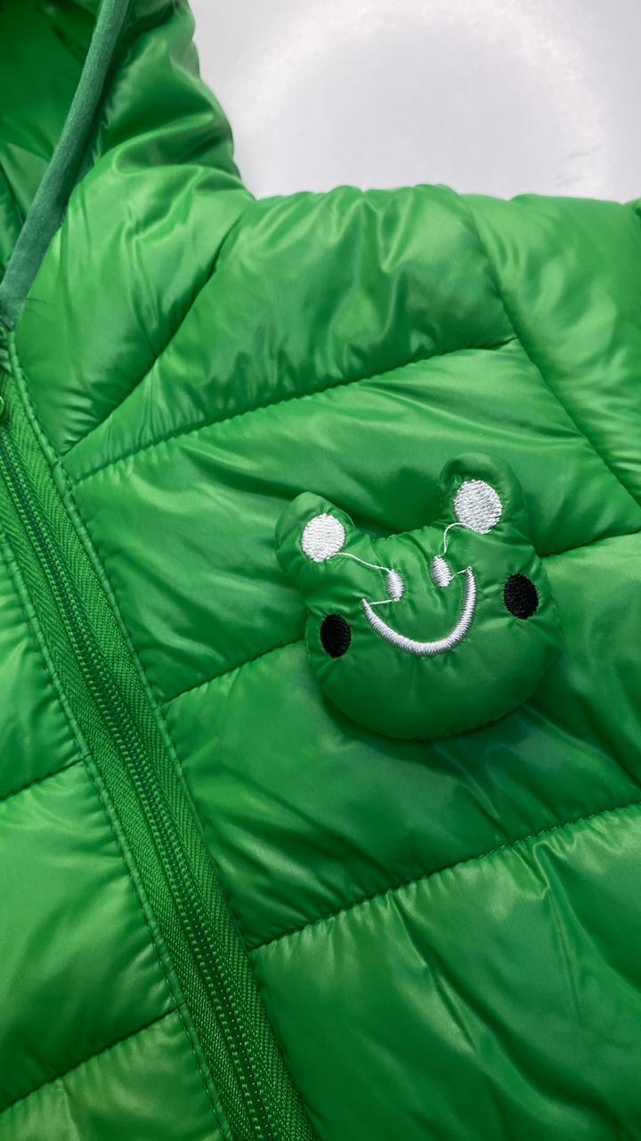 Doudoune matelassée HA à capuche grenouille 3-6 mois