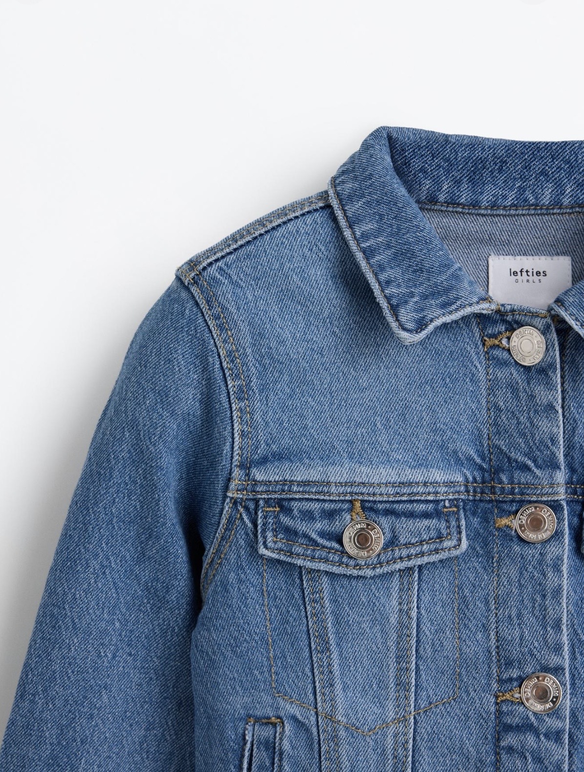 Veste jean lefties denim 4-5 ans 110cm