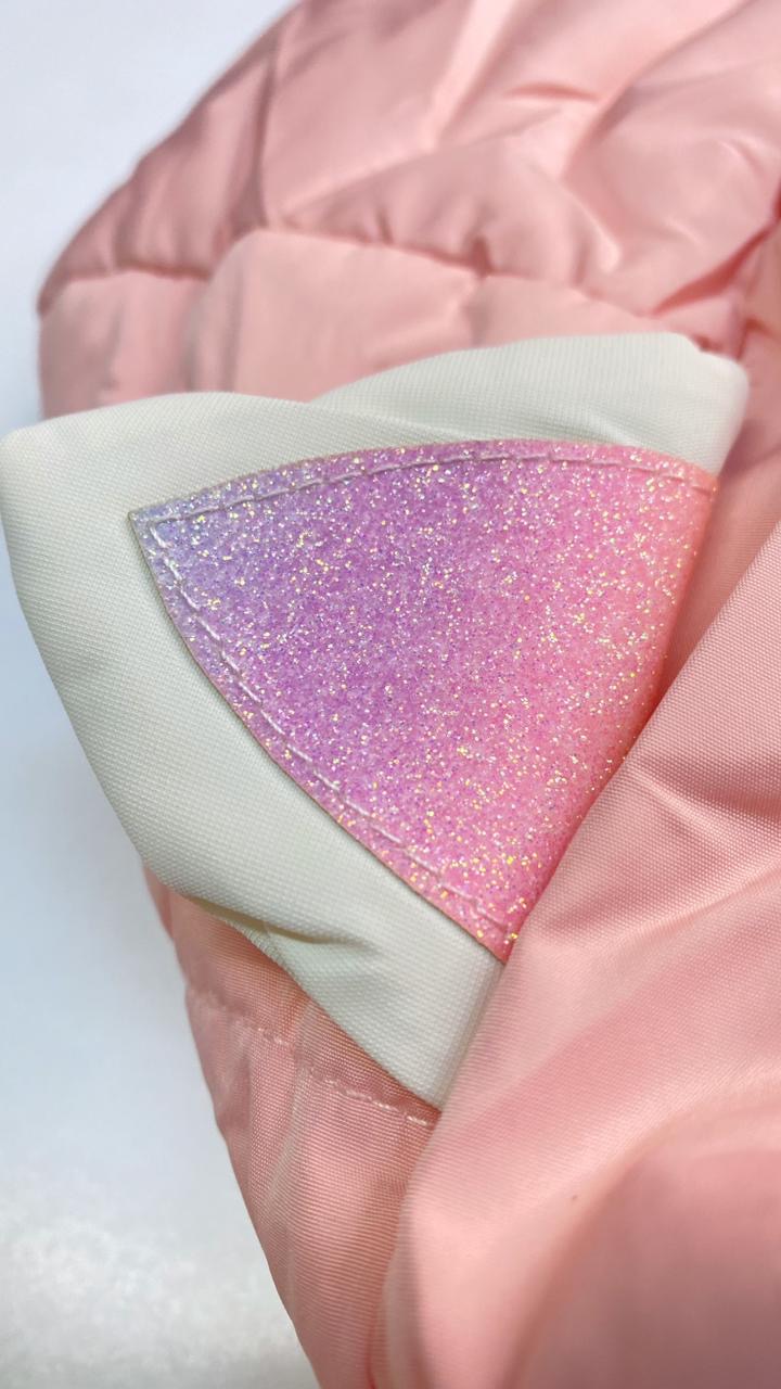 Manteau matelassée HA unicorn licorne à capuche 3-6 mois