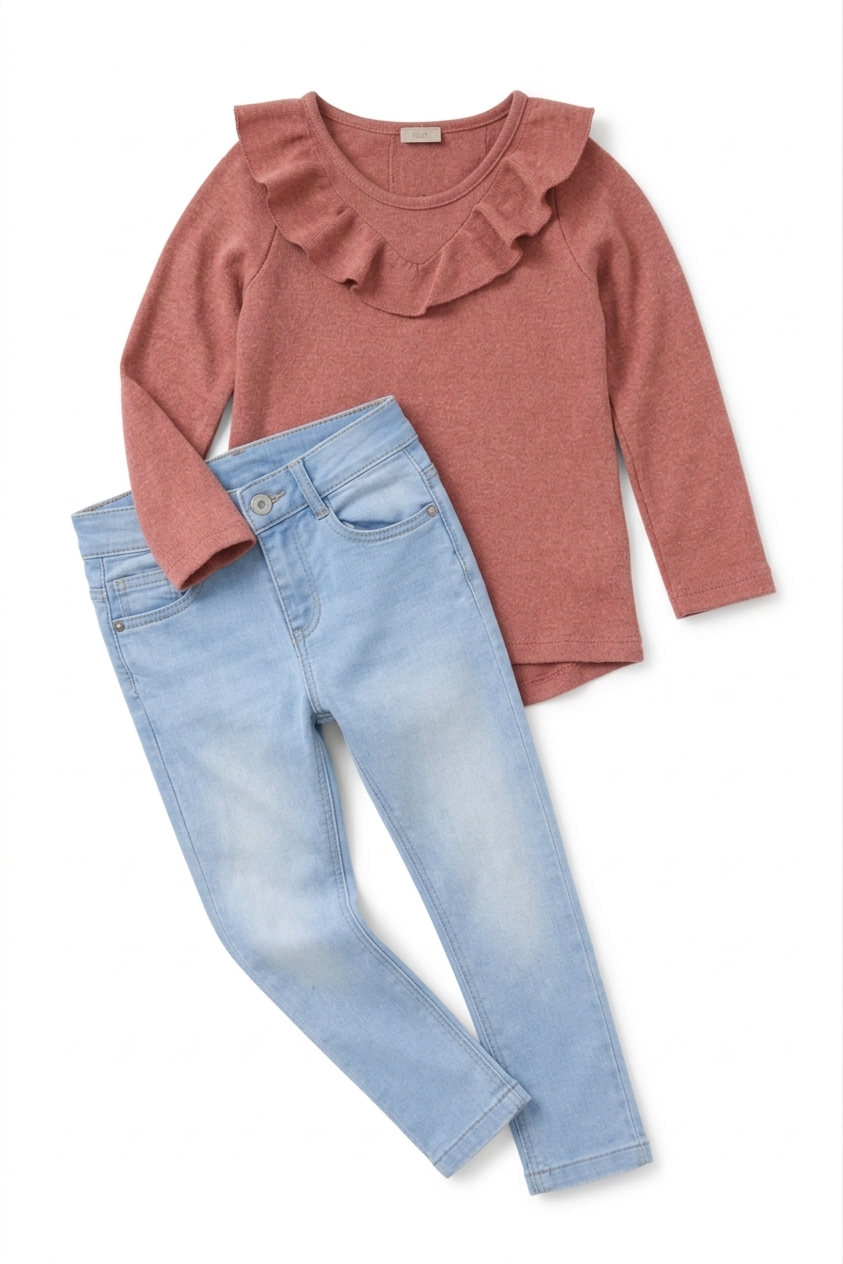 Tenue Aid pull Lefties jean ZARA 18-24 mois 92cm