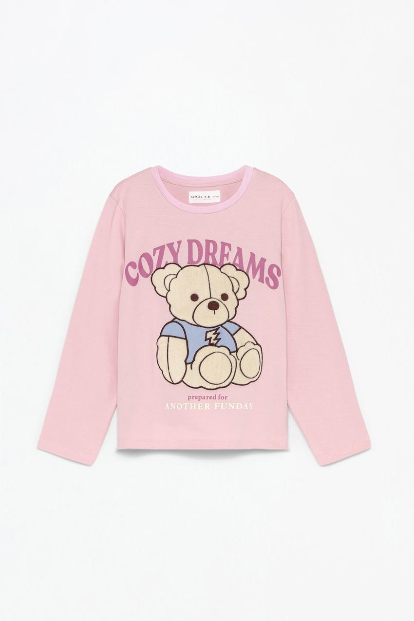 Pyjama Lefties Ours fausse fourrure en coton 5-6 ans