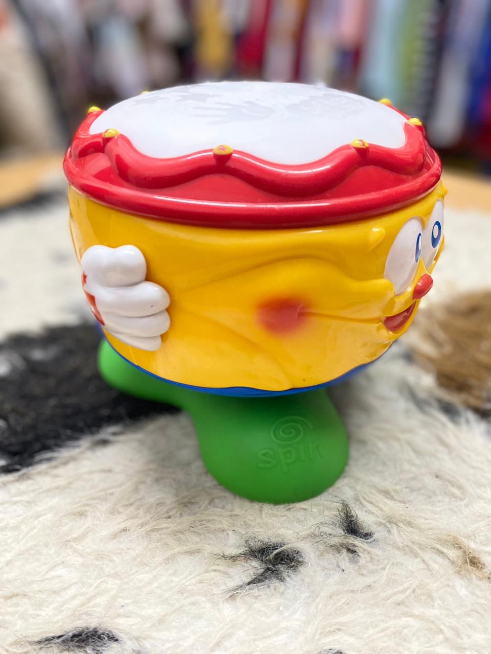 Tambour spin bel bébé Clementoni  langue italienne Ref40
