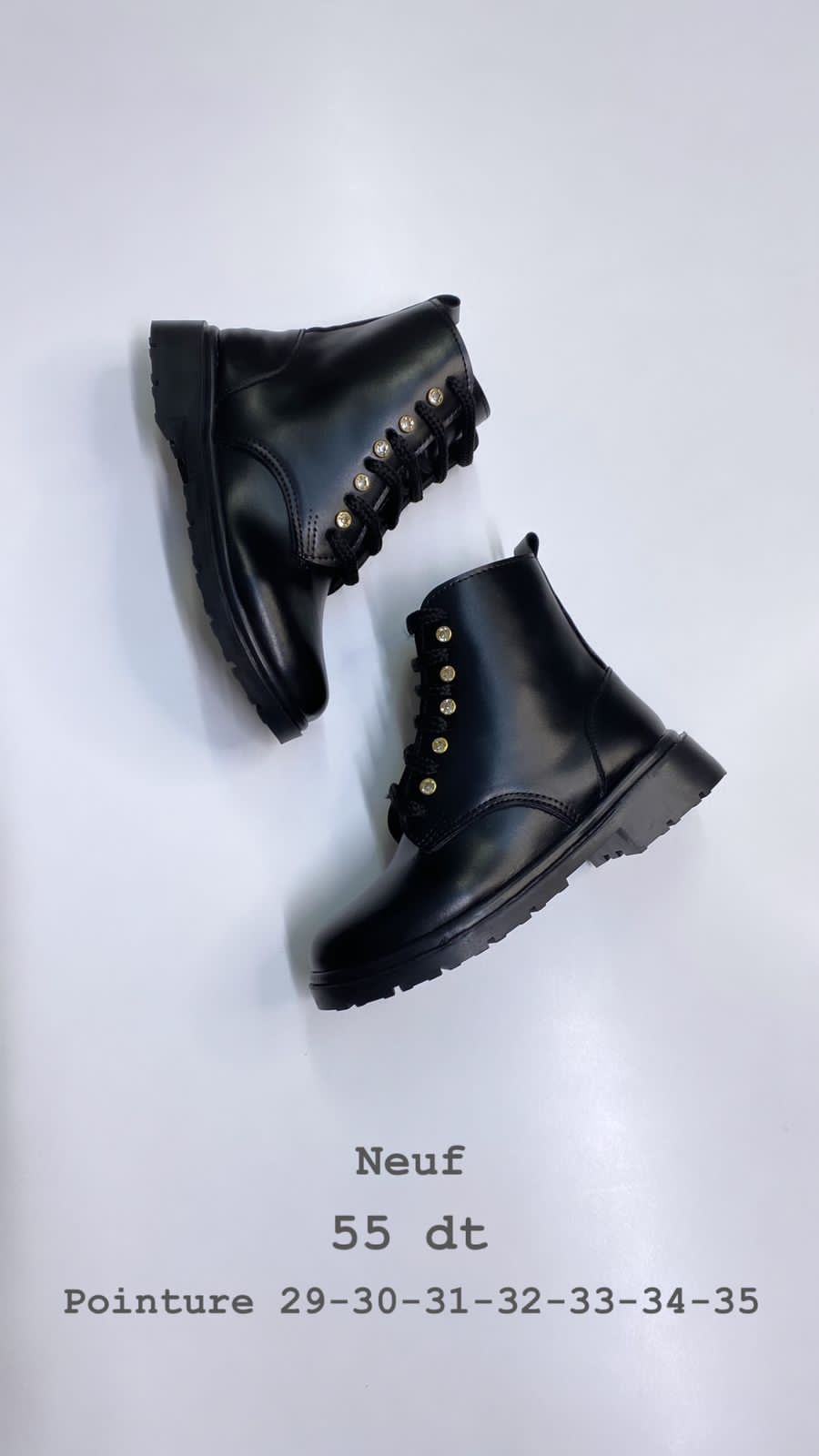 Bottes fillette à strass pointure 30