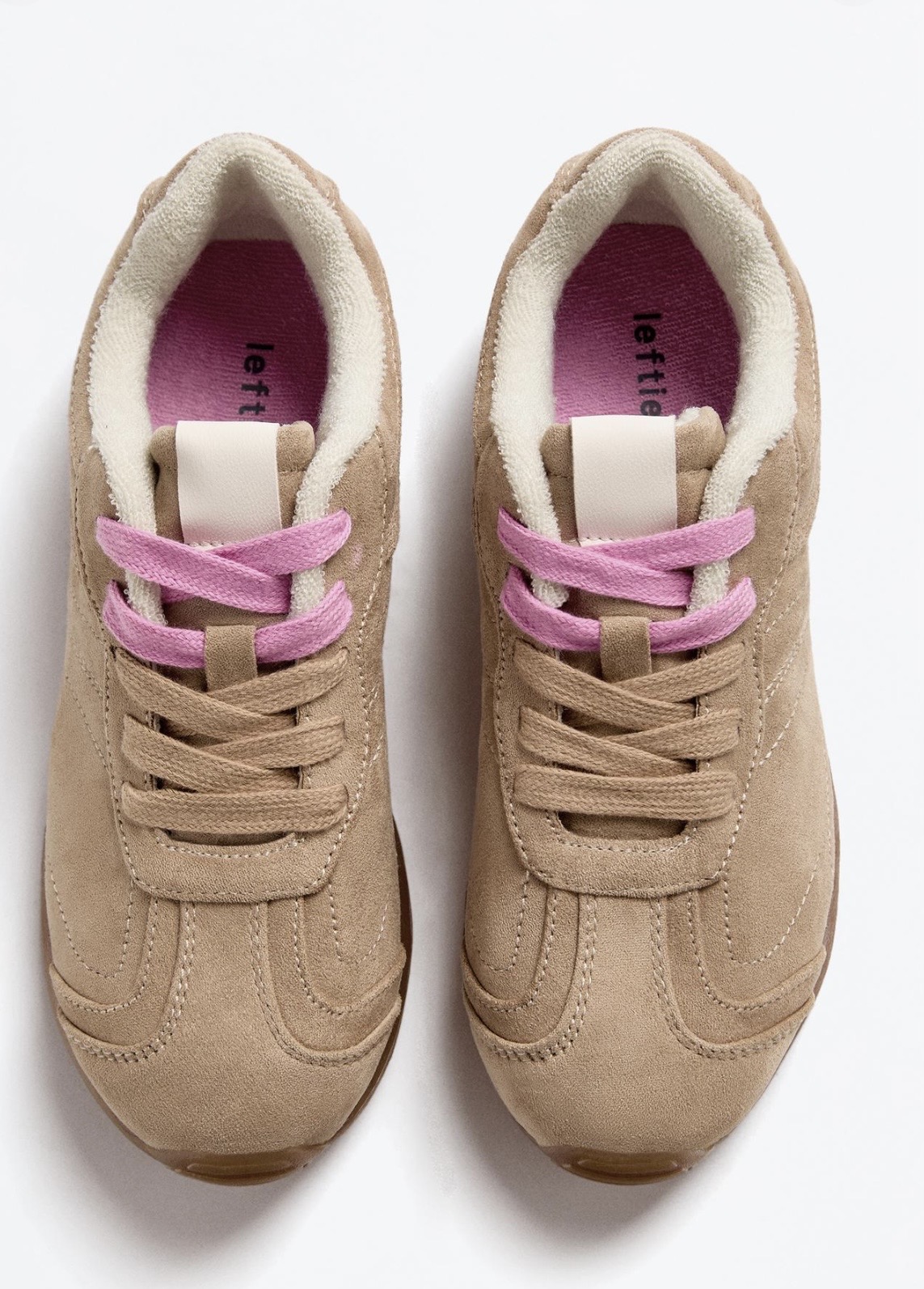 Baskets Lefties daim double lacets pointure 36