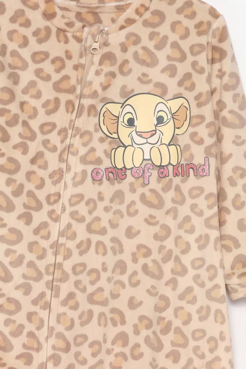 Grenouillère Lefties Le Roi Lion SIMBA DISNEY en velours 9-12 mois 80cm