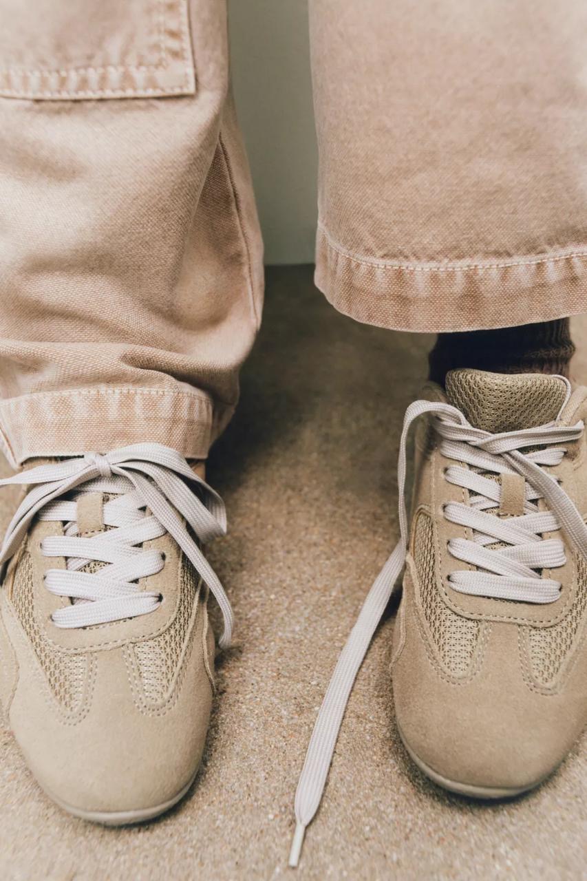 Baskets ZARA en cuir pointure 34