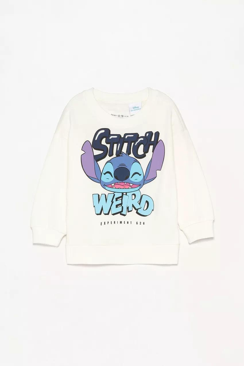 Ensemble tenue Lefties Stitch Disney Sweat et pantalon en molletonné gratté 9-12 mois 80cm