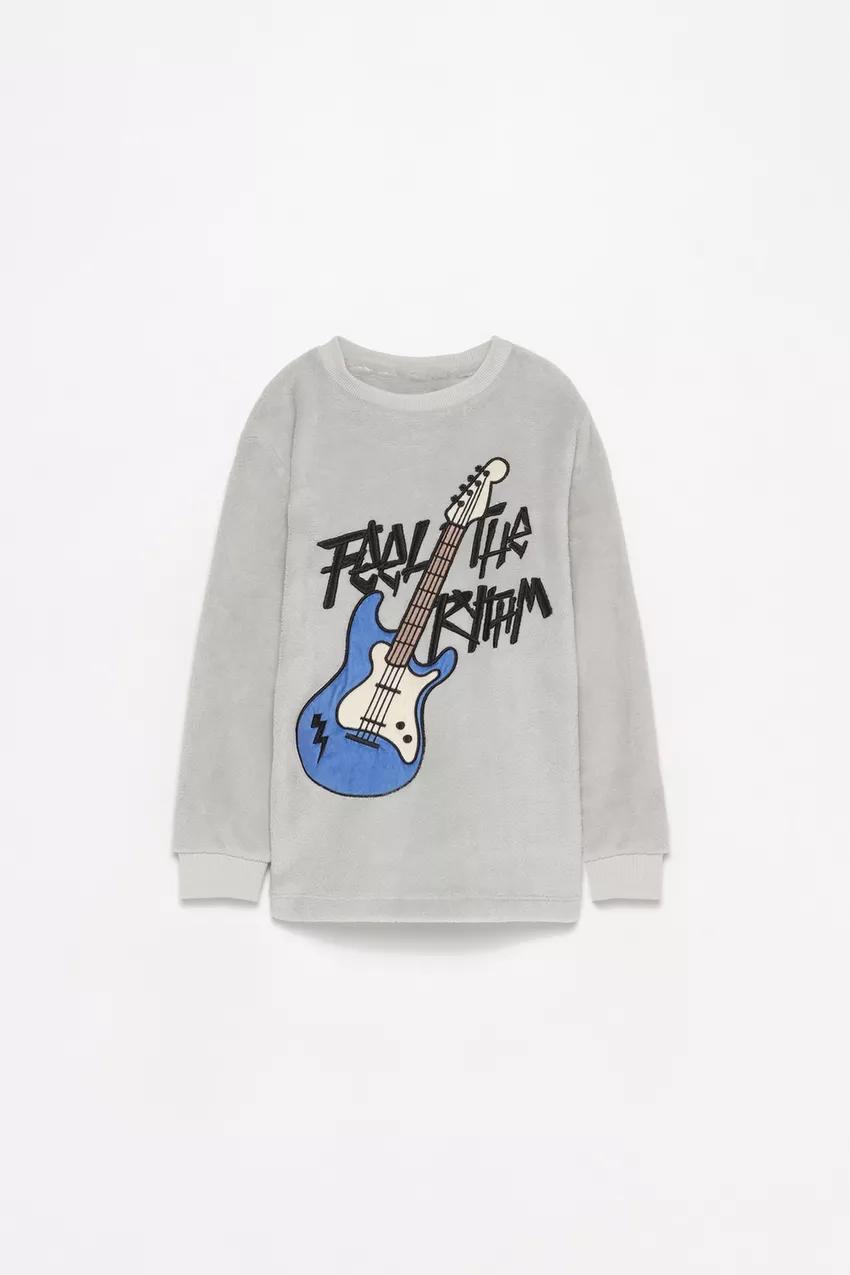 Pyjama Lefties Guitare en polaire 9-10 ans 140cm