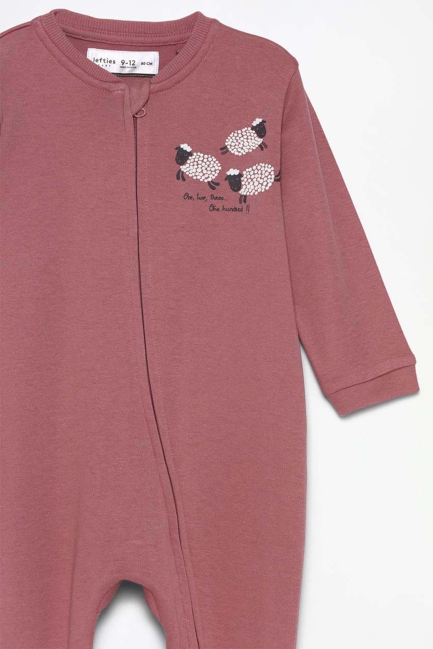 Grenouillère Lefties Moutons en coton 6-9 mois