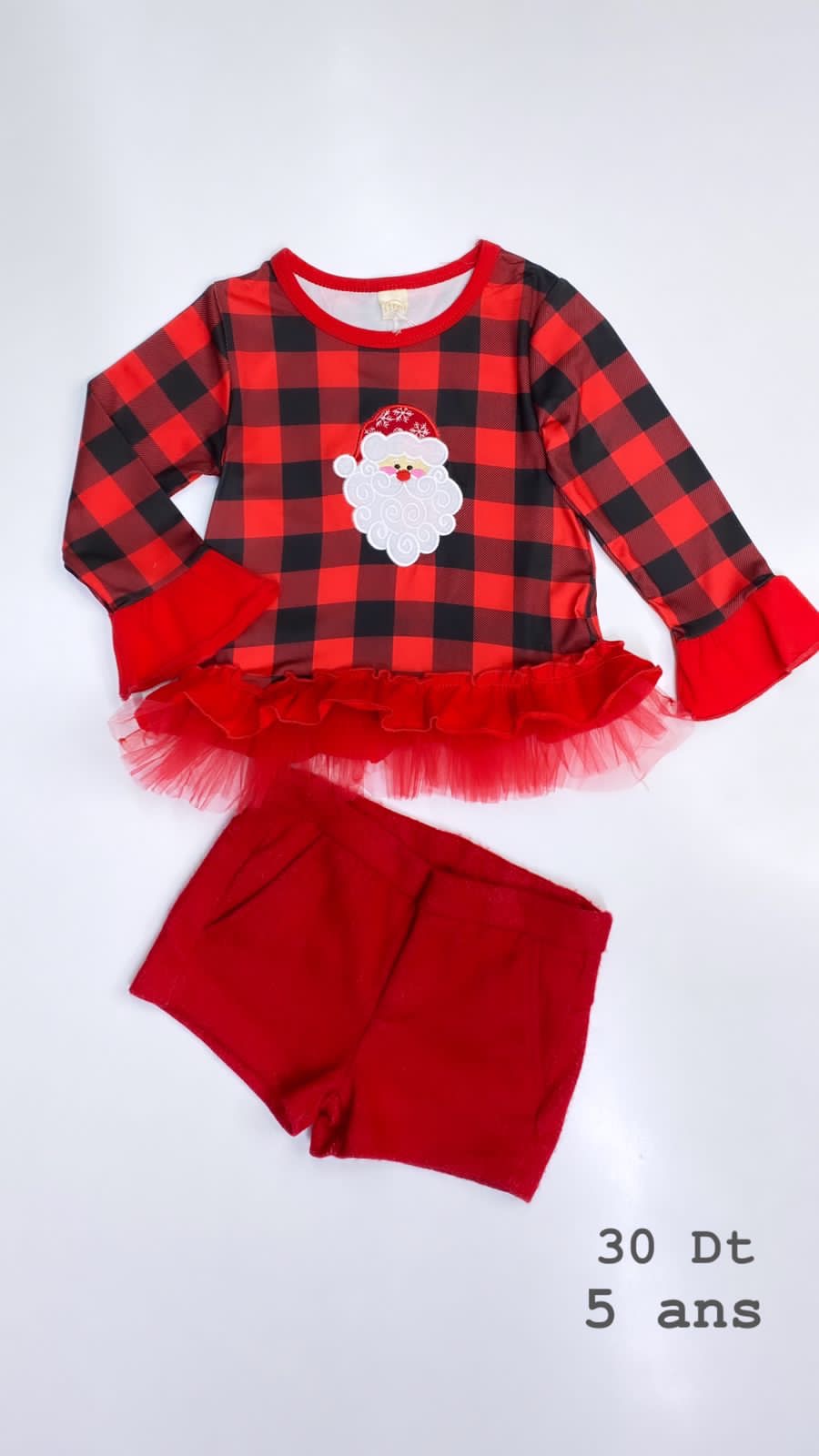 Tenue Noël Santa Christmas réveillon 5 ans Ref60