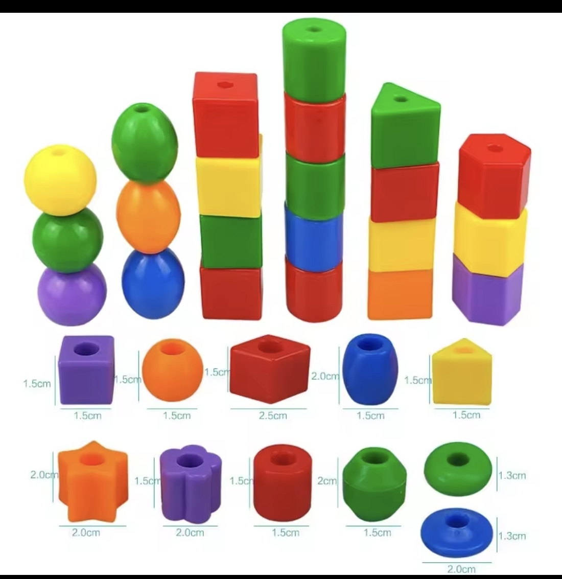 Jeux de perles et de laçage Montessori