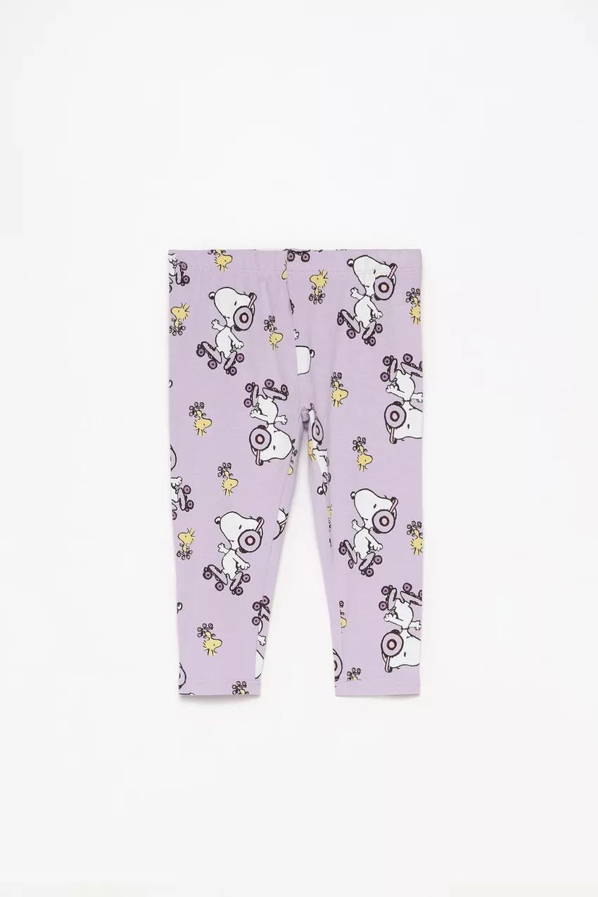 Ensemble tenue Lefties Snoopy Peanuts Sweat molletonné gratté et leggings 2-3 ans