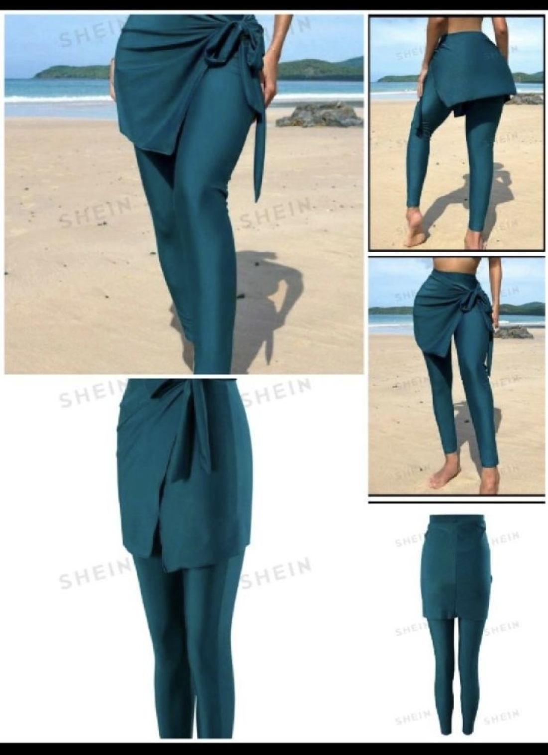 Bas de maillot de bain ( = pantalon+ jupette à nouer)
