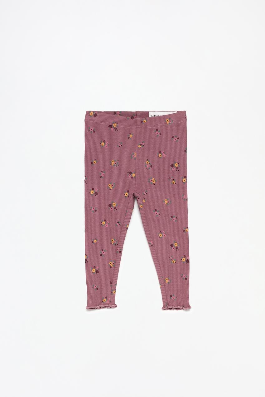 Ensemble tenue Lefties Sweat molletonné gratté col en popeline et leggings côtelés 3-6 mois 68cm