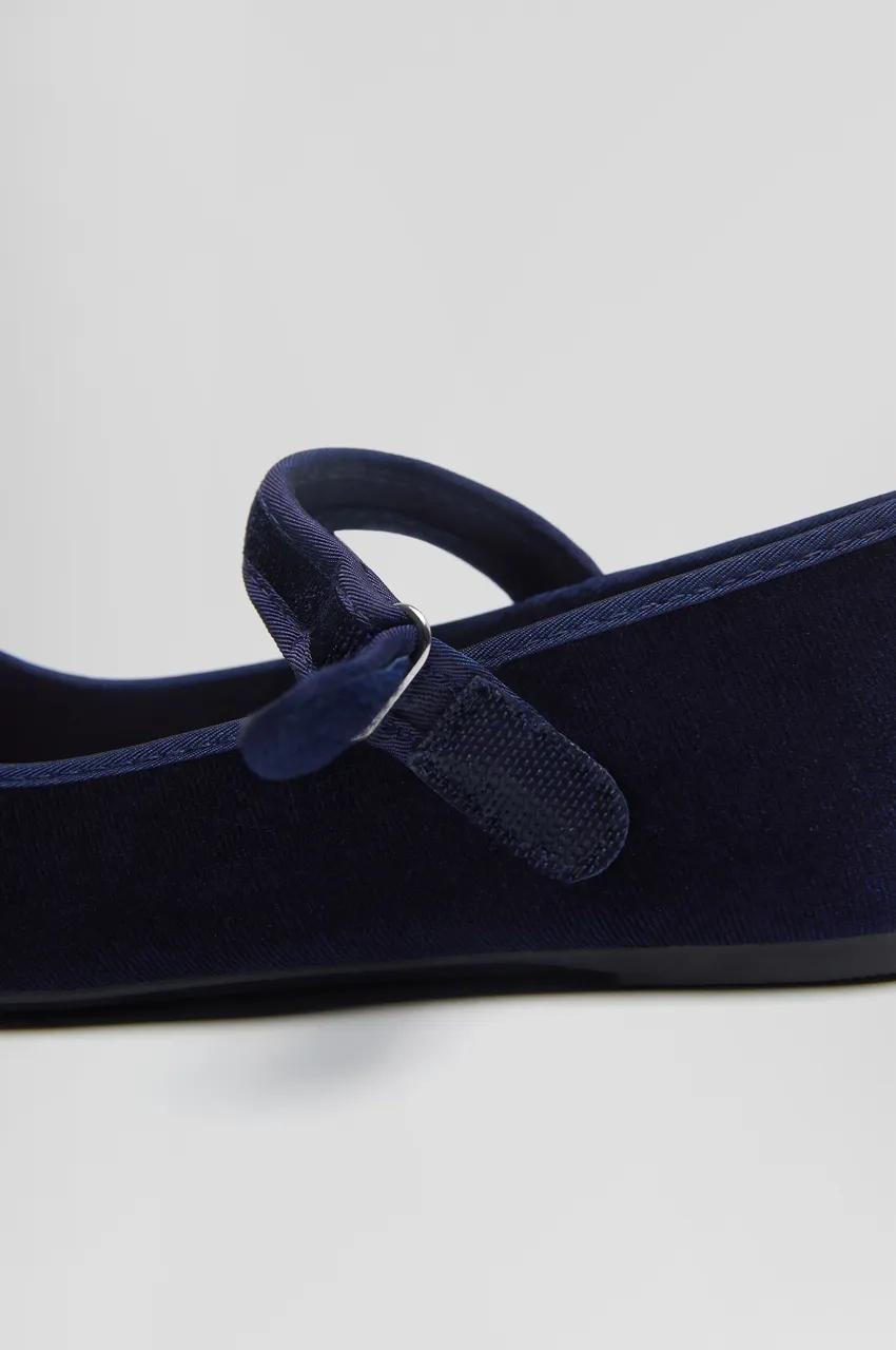 Ballerines Lefties bleu en velours pointure 33