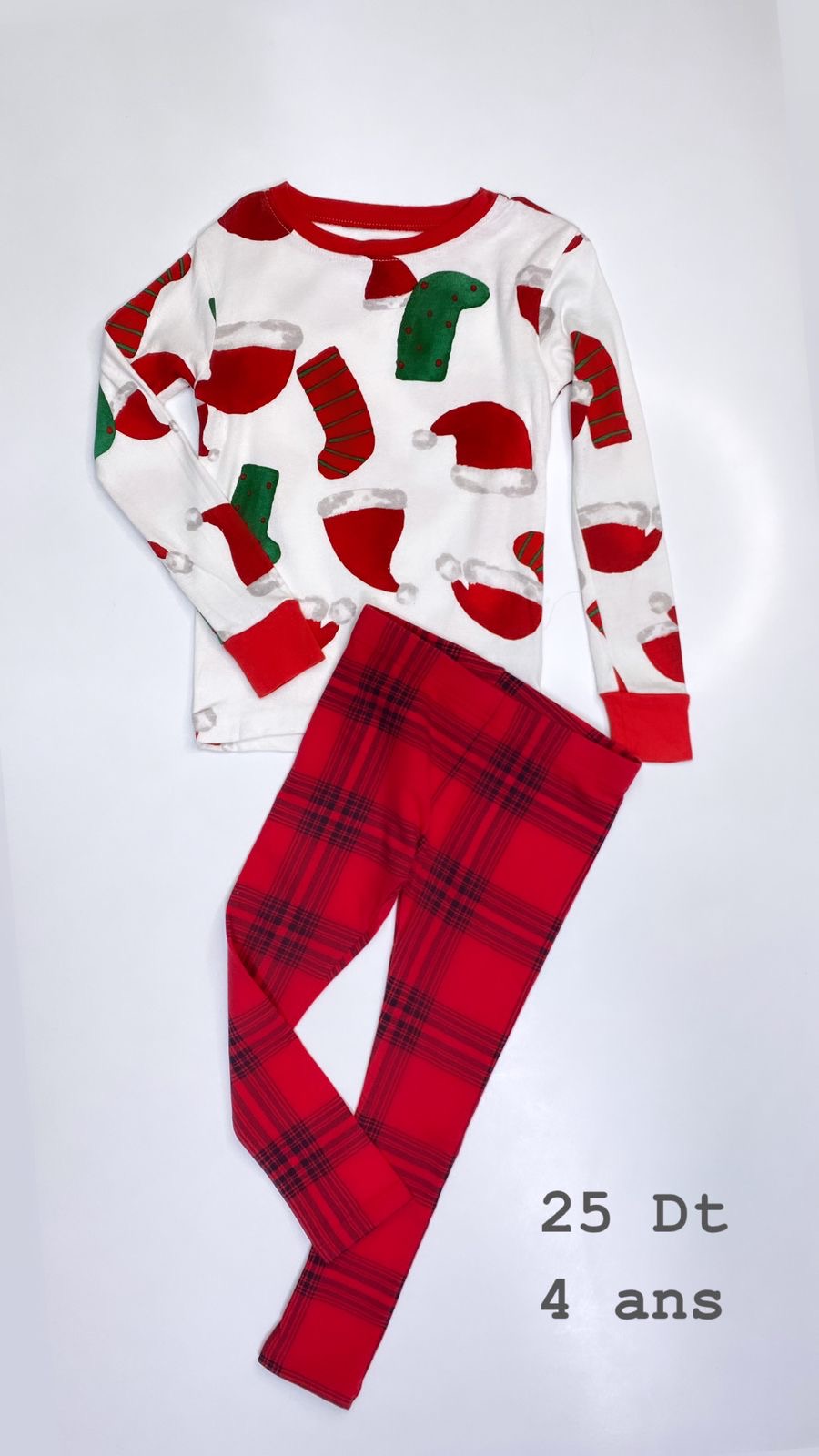 Tenue Noël Santa Christmas réveillon 4 ans Ref25