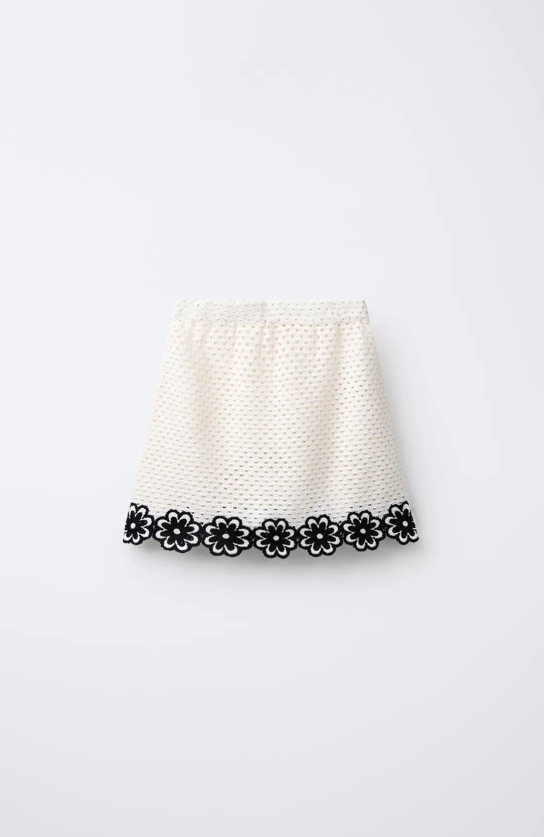 Tenue Aid ZARA en maille crochet fleurs 12-13 ans 156cm