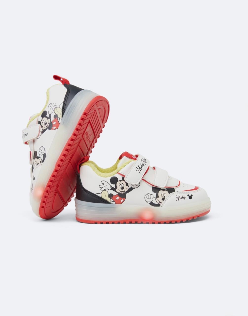 Baskets Lefties Mickey Mouse DISNEY lumineuses pointure 24