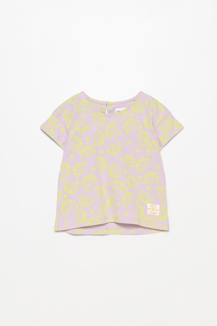 Tenue Lefties imprimée citrons 6-9 mois 74cm