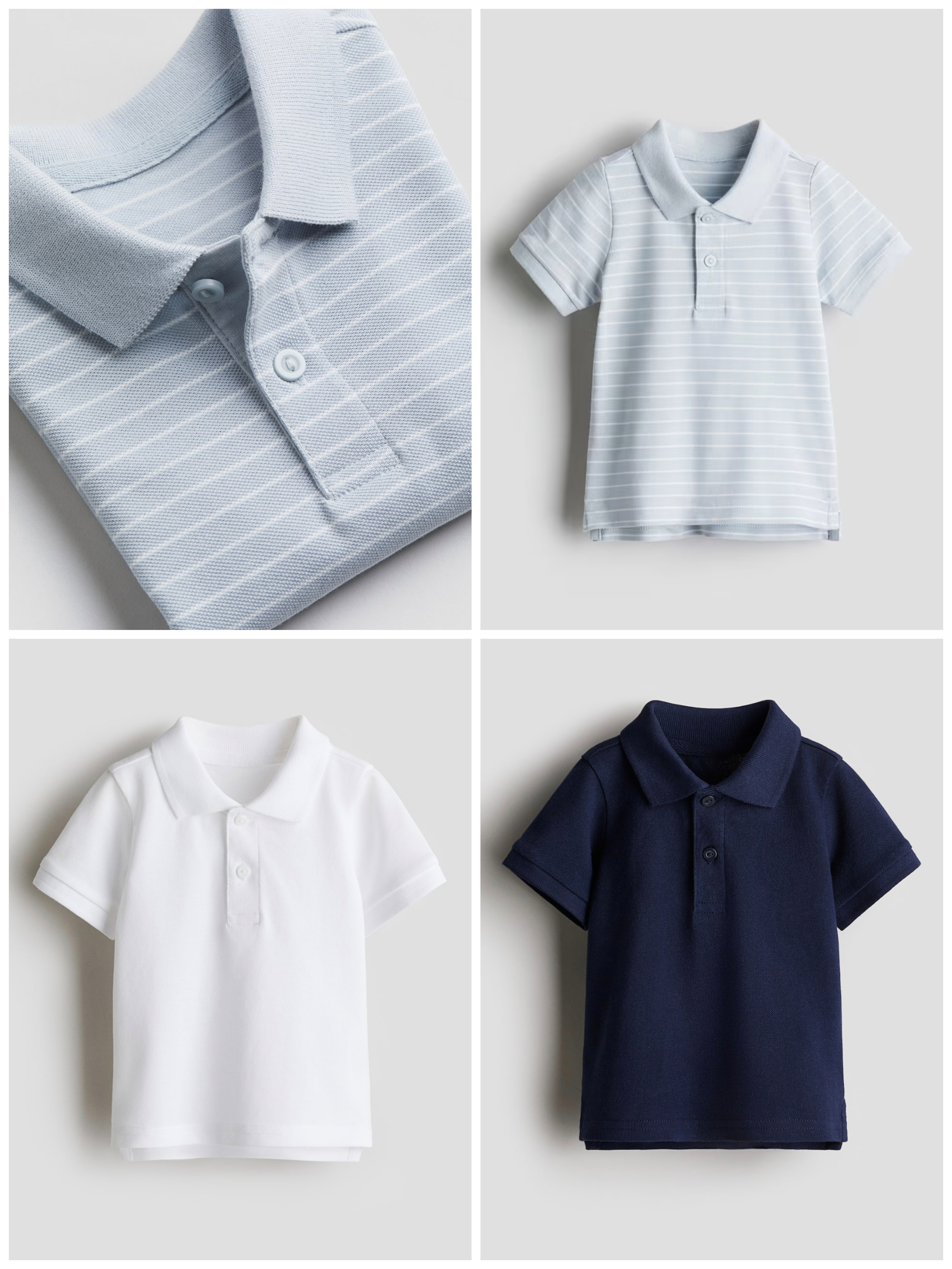 12 / 18 mois lot 3 polos marque H& M