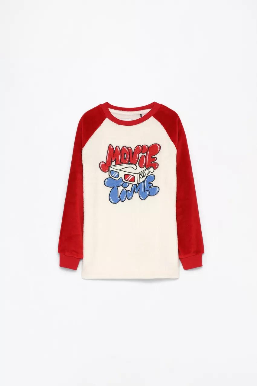 Pyjama Lefties Movie Time en polaire 4-5 ans 110cm