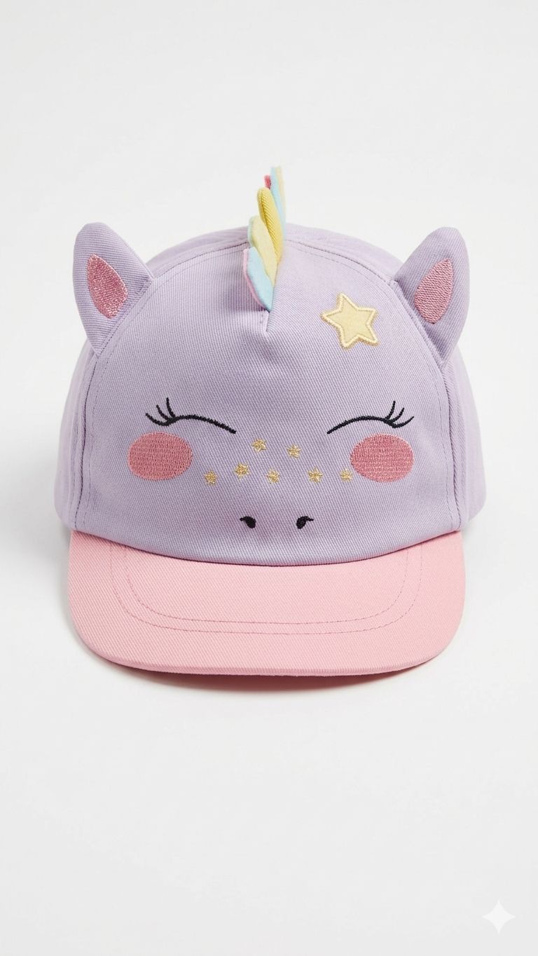 CHAPEAU CASQUETTE LEFTIES Unicorn Licorn 3D 24-48 MOIS 52CM