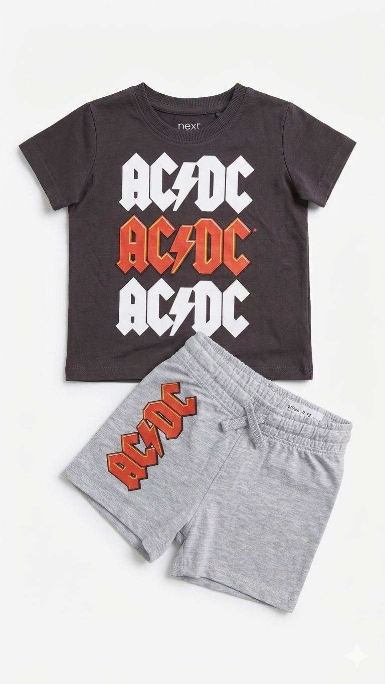 Tenue Lefties ACDC 9-12 mois 80cm