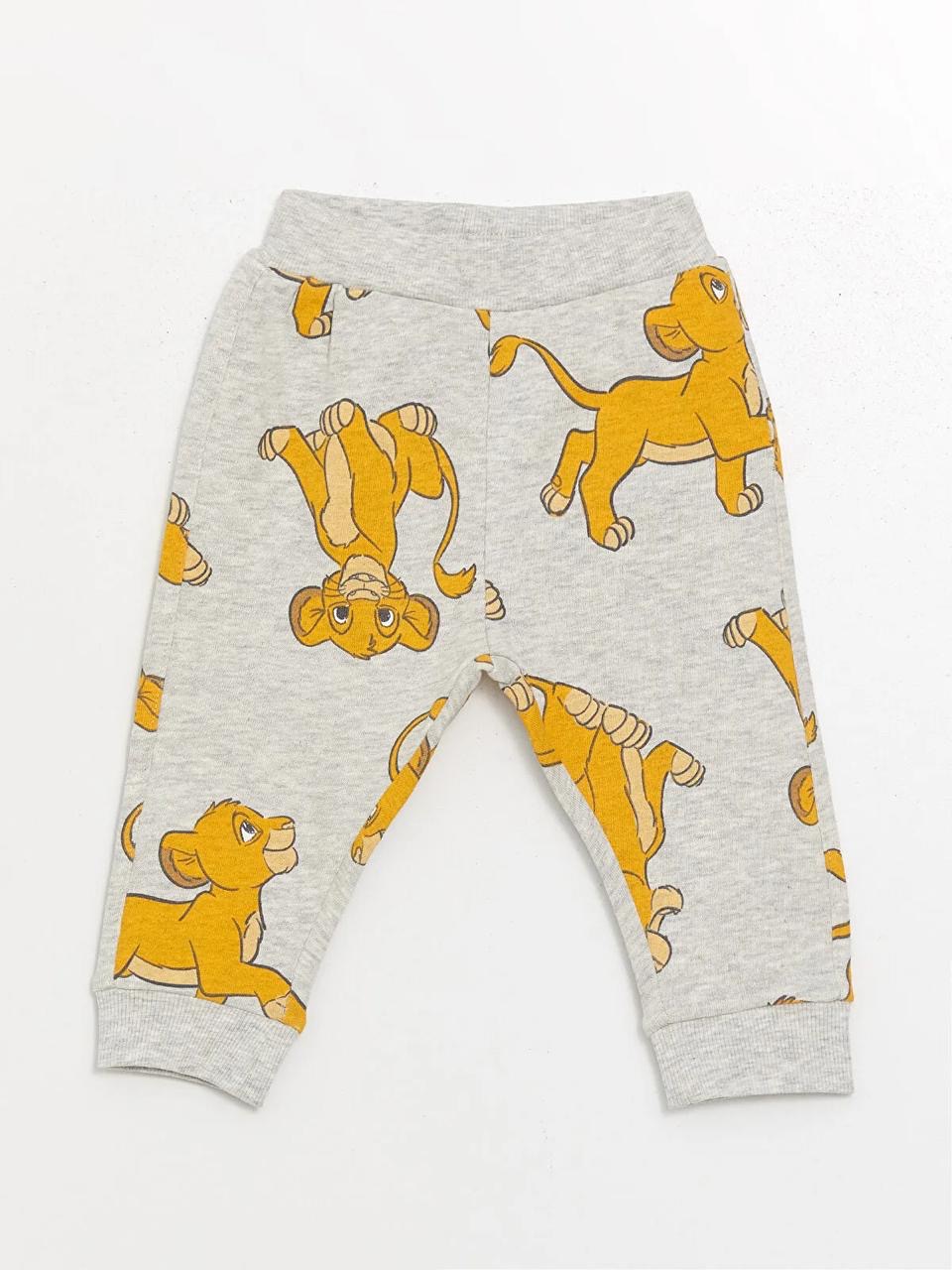 Ensemble tenue Lc Waikiki The Lion King Disney sweat et pantalon jogger molletonné non gratté 3-6 mois