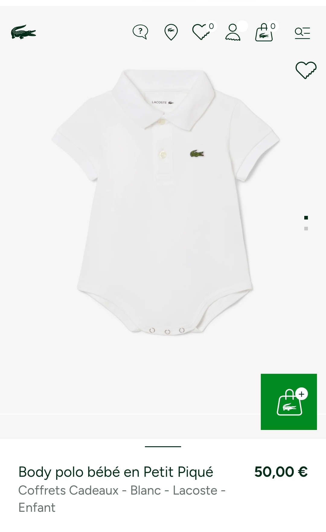 Polo de la marque Lacoste
