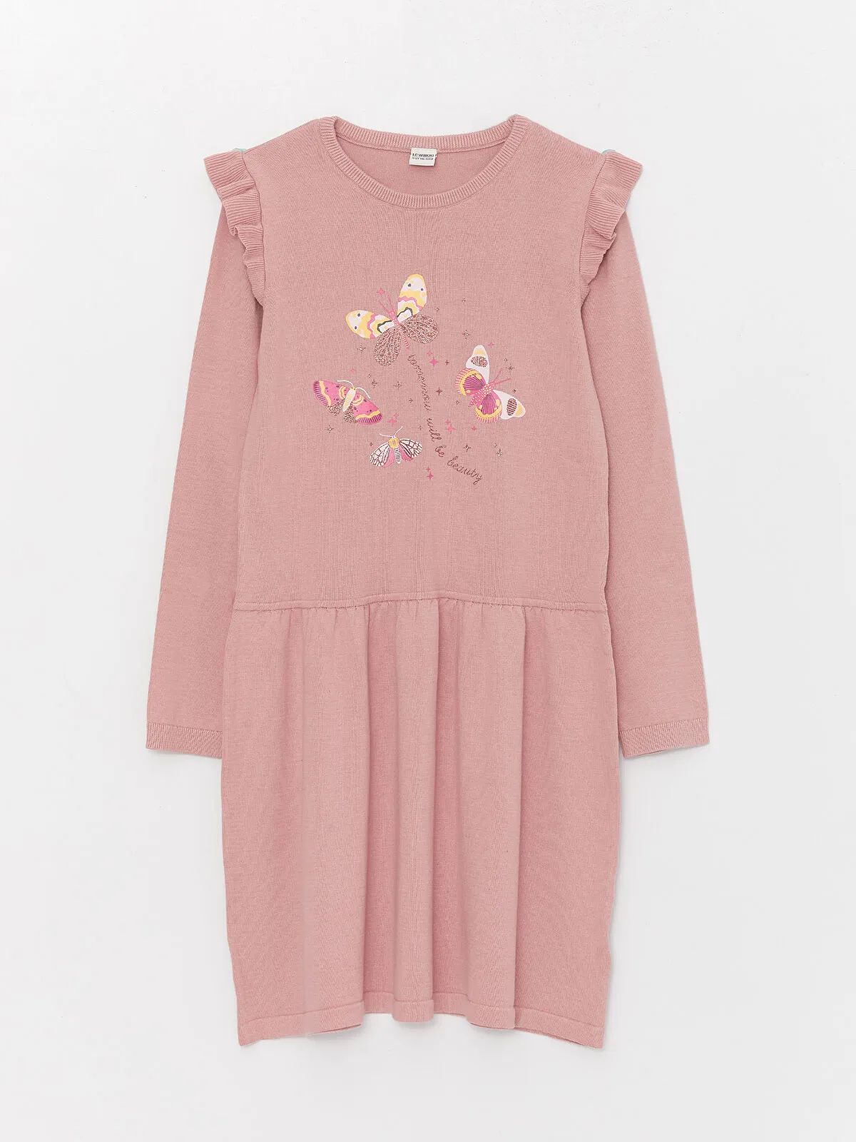 Robe Lc Waikiki en tricot à papillons 4-5 ans