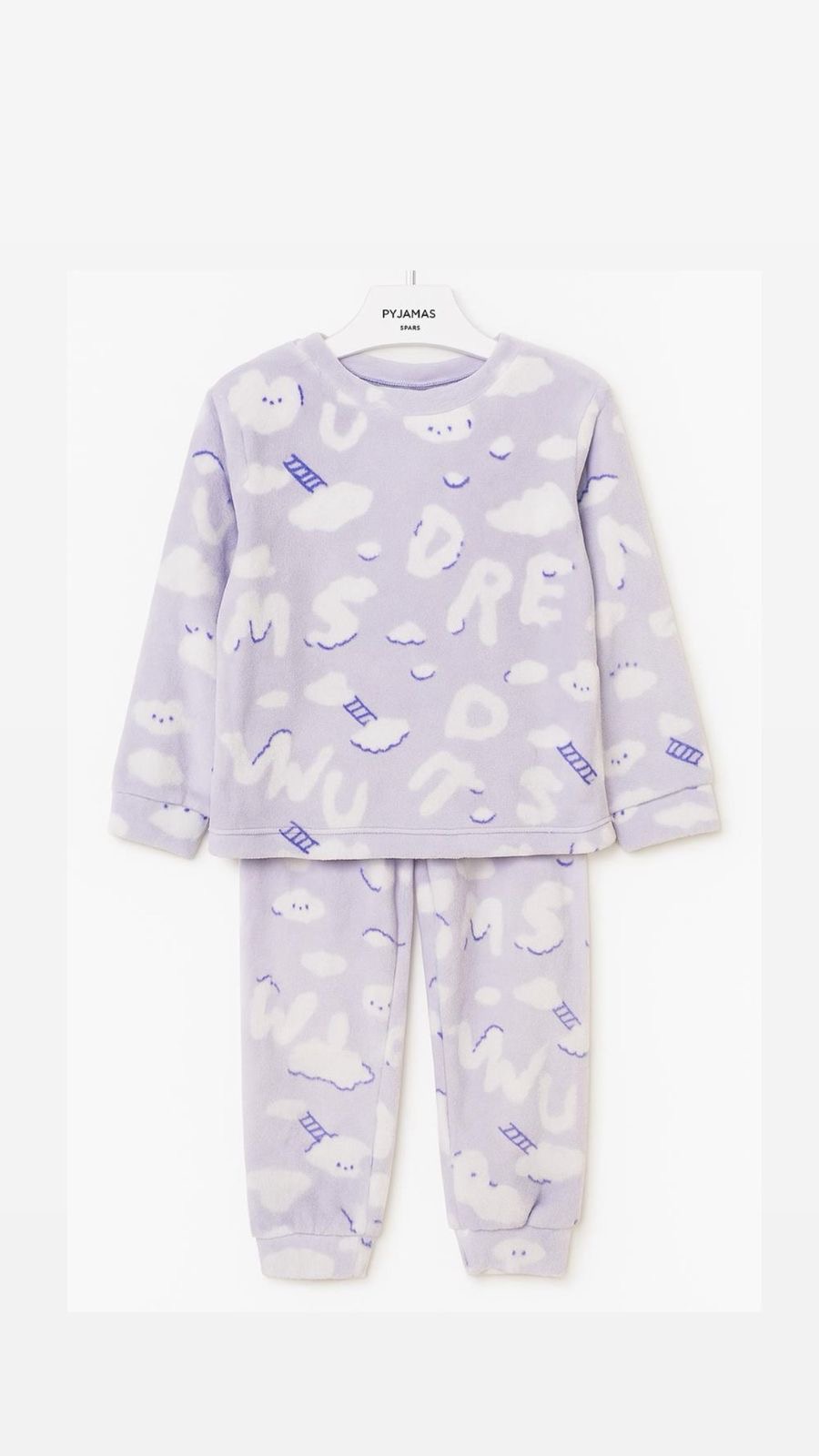 Pyjama Lefties DREAM en velours 4-5 ans 110cm
