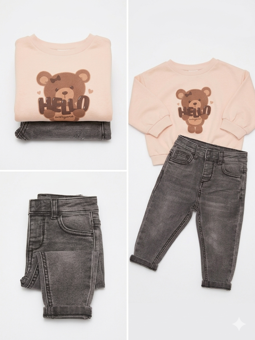 Tenue Aid pull Lc Wakiki 12-18 mois 80-86cm jean Lefties 12-18 mois 86cm