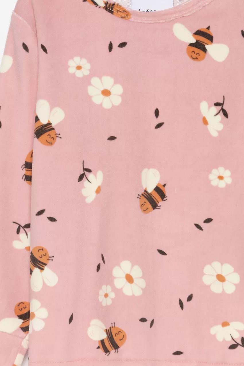 Pyjama lefties Abeille en velours 3-4 ans