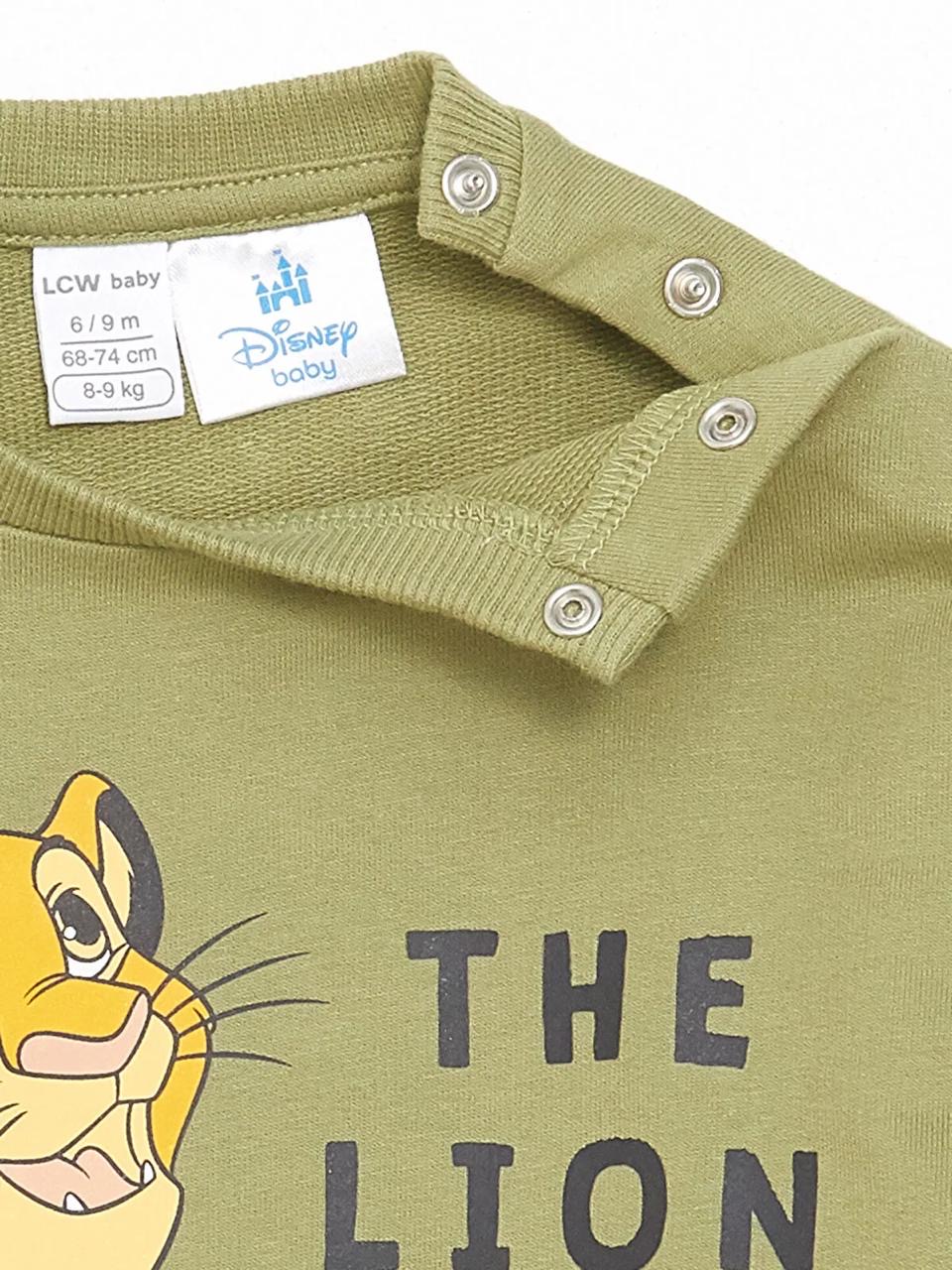 Ensemble tenue Lc Waikiki The Lion King Disney sweat et pantalon jogger molletonné non gratté 18-24 mois