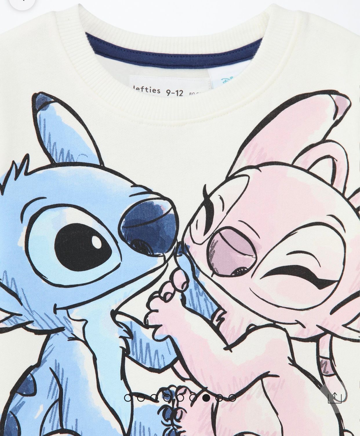 ENSEMBLE Lefties DE FELPA LILO & STITCH DISNEY 6-9 mois