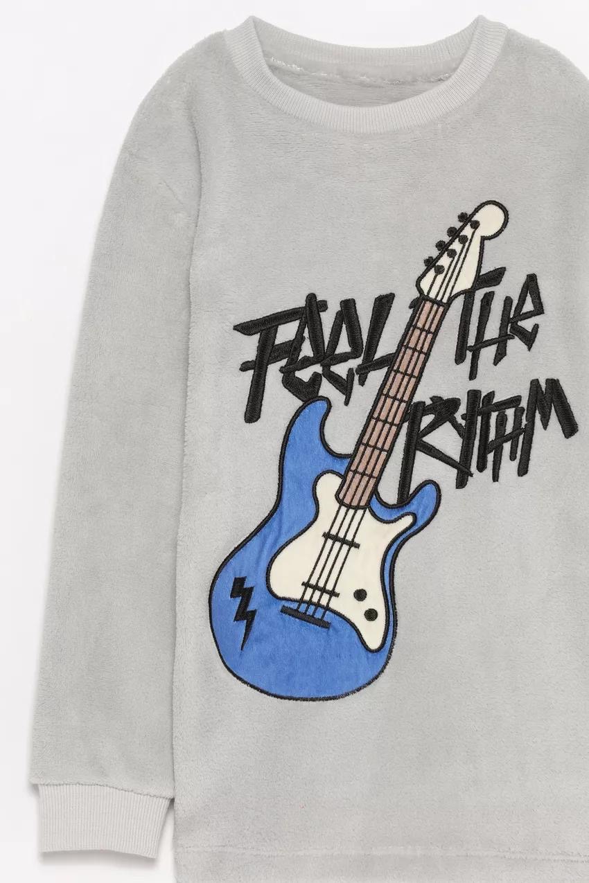 Pyjama Lefties Guitare en polaire 4-5 ans 110cm