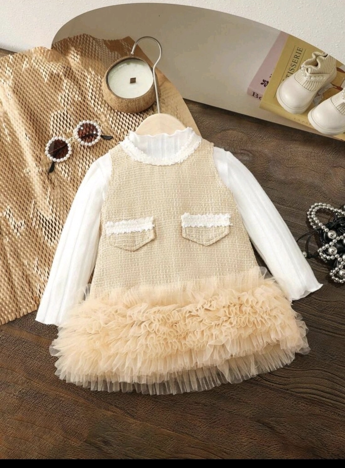 Superbe tenue robe + pull
