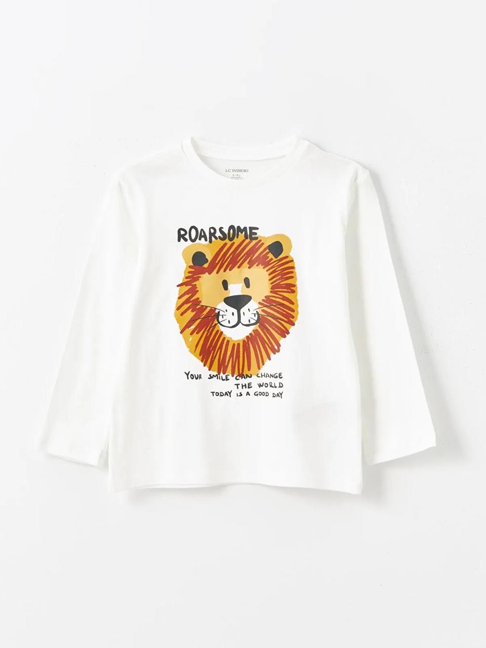 Ensemble tenue Lc Waikiki Lion pull coton et pantalon molletonné non gratté 4-5 ans