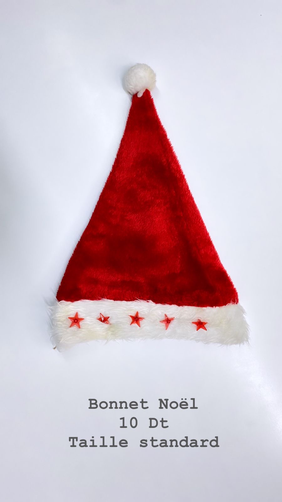 Bonnet Noël Santa Christmas réveillon taille standard Ref25