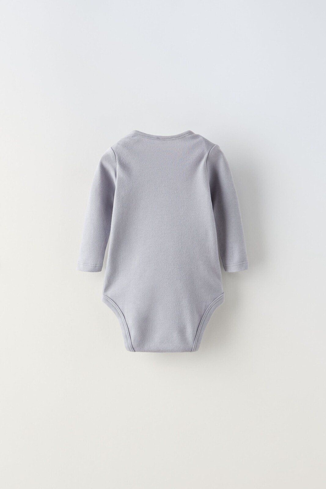 Lot de 5 bodys ZARA à col rond et manches longues 6-9 mois