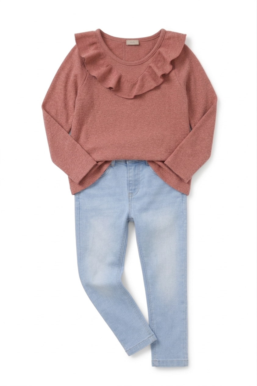 Tenue Aid pull Lefties jean ZARA 18-24 mois 92cm