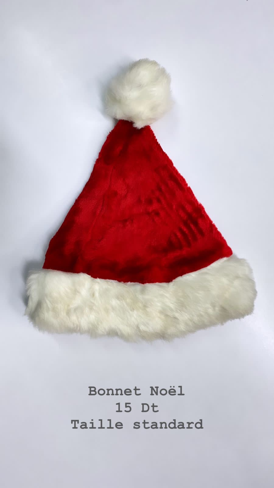 Bonnet Noël Santa Christmas réveillon taille standard Ref25