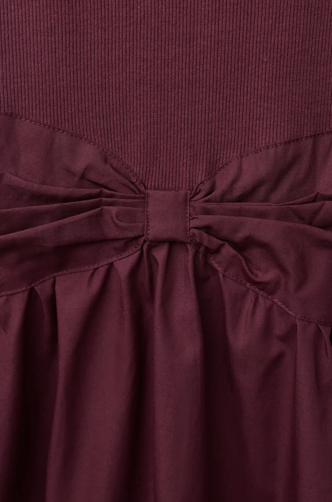 Robe ZARA côtelée bimatière avec noeud 5 ans 110cm