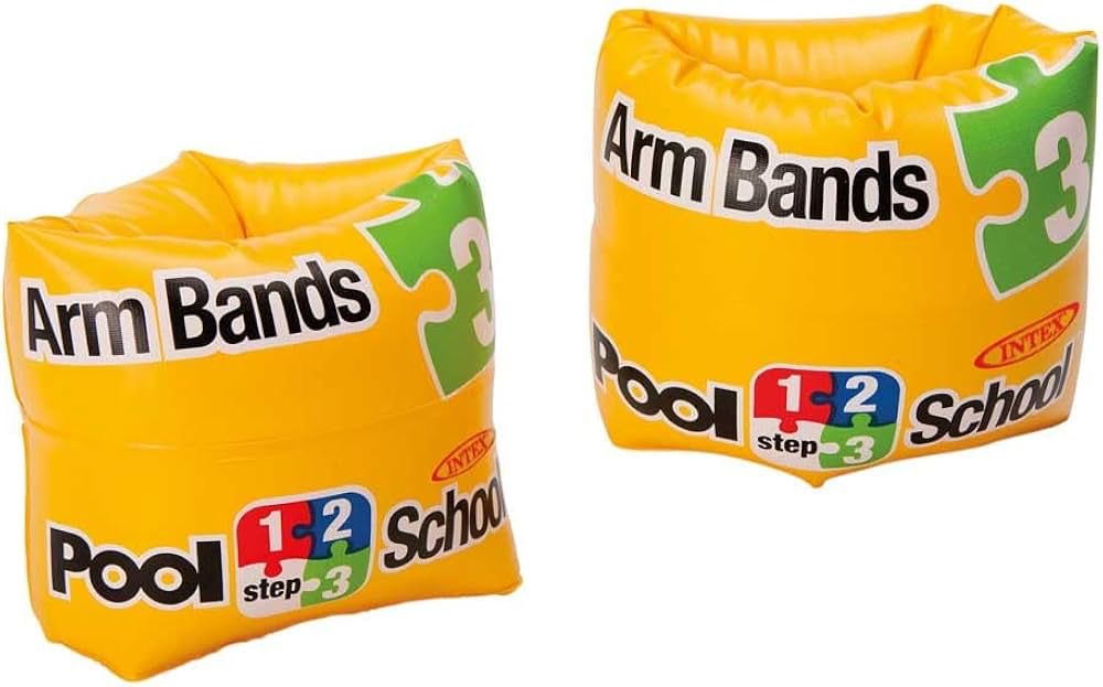 Brassards Bracelet de natation plage bouée intex pool school 20cmx15cm 3-6 ans ref10/185