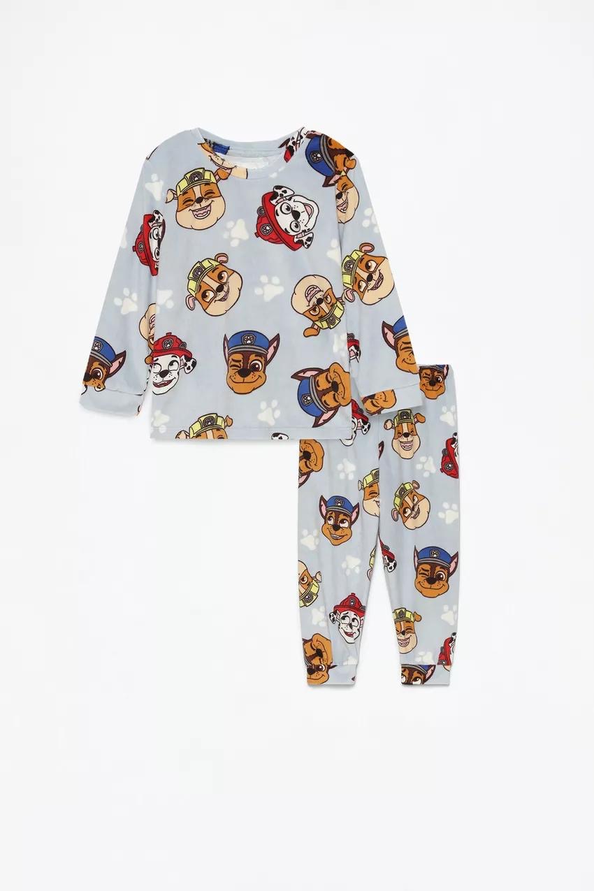 Pyjama lefties Paw Patrol Nickelodeon en velours 18-24 mois 92cm